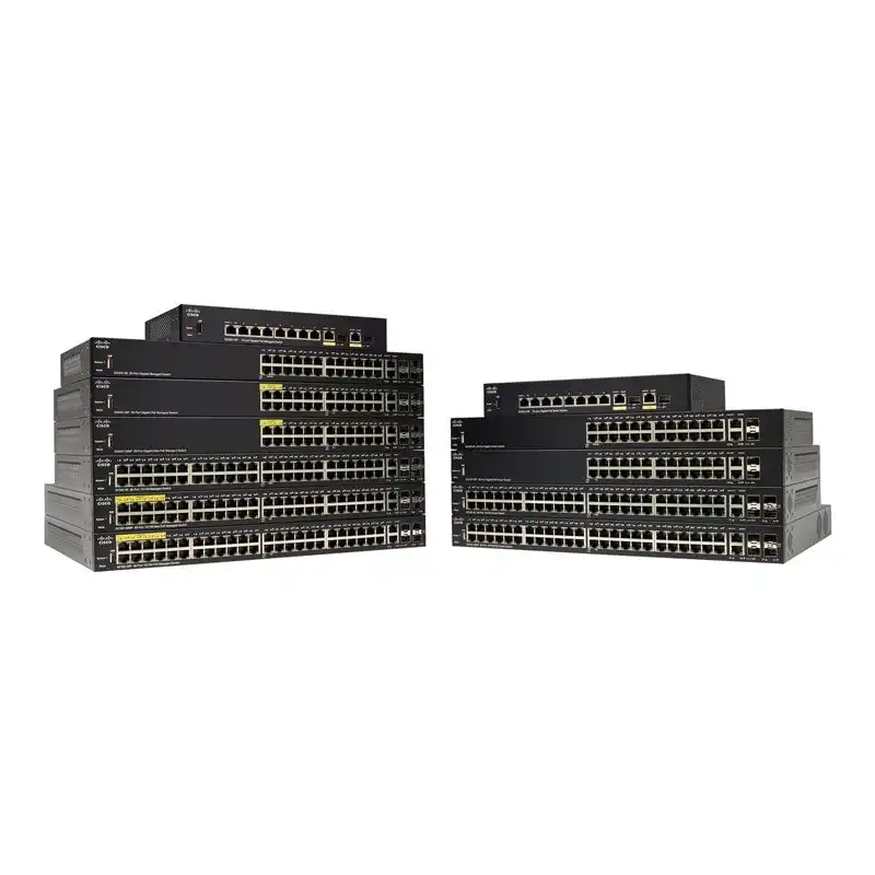 Cisco Small Business SF350-24 - Commutateur - C3 - Géré - 24 x 10 - 100 + 2 x combo Gigabit Ether... (SF350-24-K9-EU-RF)_1